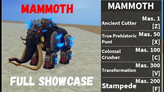 Full Mammoth showcase  Roblox Bloxfruits [upl. by Ellenoj]