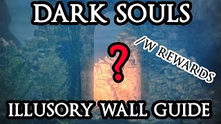 DARK SOULS Full Illusory Walls Guidew Rewards [upl. by Atwood]