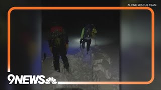 Rescue crews save man stuck in Gilpin County snow [upl. by Atived]