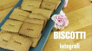 BISCOTTI INTEGRALI  Light   Kissgibellina72 [upl. by Zechariah546]