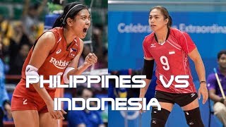 Philippines vs Indonesia Volleyball Highlights Scores and Statistics  Asian Games 2018 [upl. by Annawak]