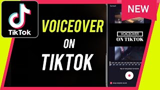 How to Add Voiceover on TikTok [upl. by Tiphanie]