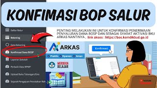 Cara Konfirmasi Penyaluran BOP Salur 2024 [upl. by Richma]