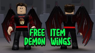 Cara Mendapatkan ITEM GRATIS DEMON WINGS di ROBLOX 😍😍 [upl. by Anauj]