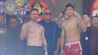 Canelo Munguía PesajeWeigh In [upl. by Enaej]