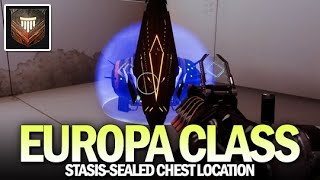 Europa Class Quest Guide  Perdition StasisSealed Chest Location Destiny 2 [upl. by Doig]