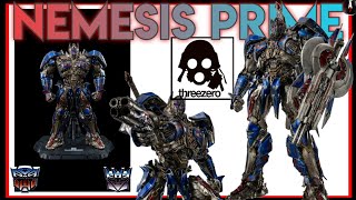 Threezero Transformers The Last Knight DLX NEMESIS PRIME Action FigurePreorder [upl. by Millhon267]