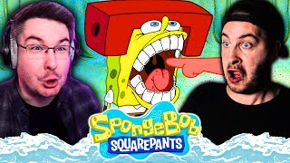 SPONGEBOB SQUAREPANTS Season 2 Episode 17 REACTION  ProcrastinationIm With Stupid [upl. by Obie]