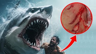 10 BIGGEST SHARK ATTACKS Caught on Camera [upl. by Cirilo89]