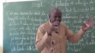 Dissertation philosophique par Songué Diouf thèse et antithèse [upl. by Kristof]