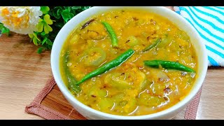 চিচিঙ্গা দিয়ে মজাদার মসুর ডাল রেসিপি।।Chichinga With Dal Recipe।। [upl. by Tripp751]