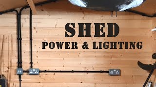 SHED REWIRE  Power and Lighting [upl. by Nadiya]