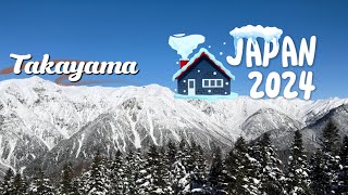 JAPAN 2024  Takayama l Shirakawago  Hello Winter ☃️ [upl. by Tabor]