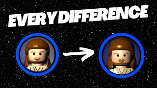 Every Difference Between Lego Star Wars The Complete Saga and Lego Star Wars The Videogame [upl. by Barbabra]