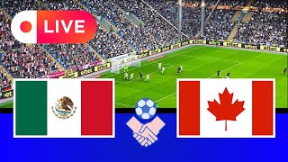 ⚽EN VIVO MEXICO VS CANADA  International Friendly 2024  FULL MATCH  PES 21 Simulation [upl. by Yrhcaz]