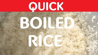 Easy Boiled Rice [upl. by Evander]