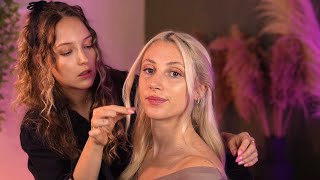 ASMR Perfectionist Hair Perfecting  Finishing Touches Hair amp Make up Fixing lofi sound [upl. by Zebedee590]