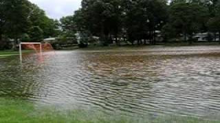 Winfield Township NJ Flood Zone  Hurricane Irene [upl. by Eelinej]