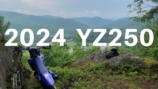 FAST 2024 Yamaha Yz250 Ripping In The Woods [upl. by Noland164]