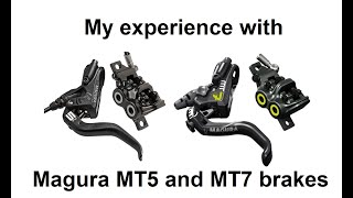 My braking experience with Magura MT5s and MT7s [upl. by Leonore]