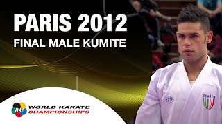 Final Male Kumite 75kg Luigi Busa vs Rafael Aghayev World Karate Championships 2012 [upl. by Nauh]