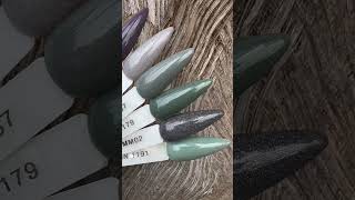 Zielone Pudry Tytanowe Manicure Tytanowy NSN New Style of Nails paznokcie nails nailstyle fun [upl. by Varin]