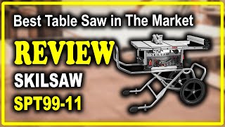 SKILSAW SPT9911 10quot Worm Drive Table Saw with Stand Review  Best Table Saw in The Market [upl. by Adnaram]