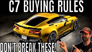 5 TIPS amp RULES For Buying A Chevy C7 Corvette [upl. by Yalhsa552]