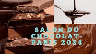 Salon du chocolat Paris ‐ 2024 يله معايا لمعرض الشوكولا بباريس [upl. by Shirline959]