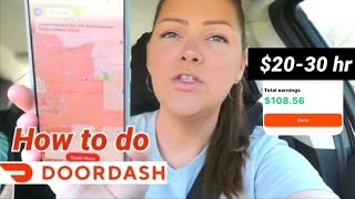 DoorDash Driver App For Beginners Full Walkthrough and Delivery [upl. by Ahsiki]