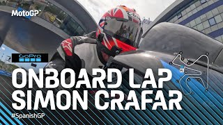 A quick tour around Jerez 🏍️  GoPro Lap with Simon Crafar [upl. by Assetak530]