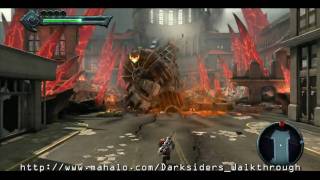 Darksiders Walkthrough  Prologue  Straga Boss Fight [upl. by Arinayed]