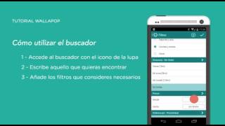 Tutorial Wallapop  Cómo utilizar el buscador Android [upl. by Beutler]