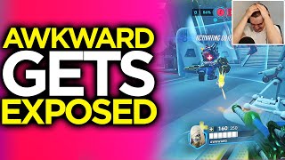 Kraandop Reacts To How Awkward Plays Support  Overwatch 2 [upl. by Atterahs]