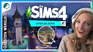 er is een GEESTEN WERELD 👻😱  Sims 4 Leven amp Dood • Wereld Overzicht [upl. by Shuler63]