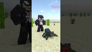 Baby Zombie Becomes Kaiju No 08 In Venom Challenge Baby zombie minecraft animations [upl. by Raybin]