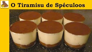 receita do tiramisu de speculoos receita fácil HD [upl. by Hilary]