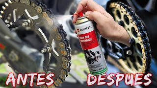 9 GRANDES ERRORES al LUBRICAR CADENA de MOTO 🫢 ¿Lo Sabias [upl. by Letram757]