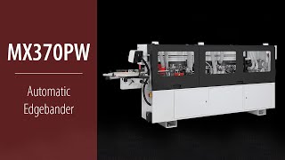 Cantek MX370PW Edgebander with Strip Feed Magazine [upl. by Pessa]