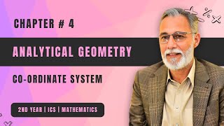 2nd year Mathematics  Chapter  4 Coordinate System  Professor Naheed Ahmad [upl. by Nnarual]