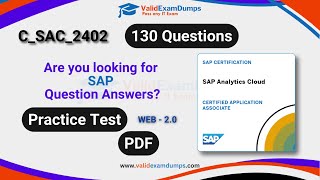 SAP CSAC2402 Question Answers Data Analyst  SAP Analytics Cloud [upl. by Nnaitsirk696]