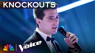 Edward Prebles Voice Is Classic Perfection on quotSend In the Clownsquot  The Voice Knockouts  NBC [upl. by How]