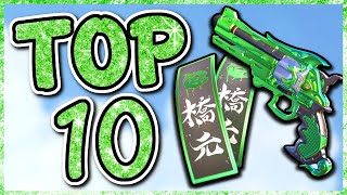 TOP 10 BEST JADE WEAPONS IN OVERWATCH 2 [upl. by Maxwell]