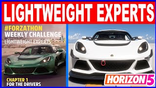 Forza Horizon 5 LIGHTWEIGHT EXPERTS Forzathon Weekly Challenge 2012 Lotus Exige S [upl. by Weingartner]