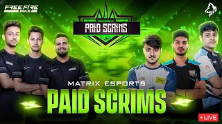 MATRIX PAID SCRIMS 9 PM🏆🏆 [upl. by Oicnecserc840]