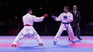 Rafael Aghayev vs Erman Eltemur FINAL European Karate Championships 2016  WORLD KARATE FEDERATION [upl. by Madlin945]