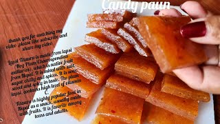 How to candy paun at home easy amp tasty titaura lapsiko candy paun like shophog plum lapsi candy [upl. by Hakilam]