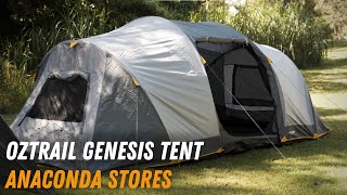 OZtrail Genesis 9P Tent  Tents  Camping  Anaconda Stores [upl. by Aihsatan]