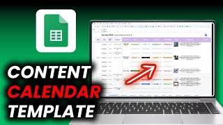 Google Sheets Content Calendar Template [upl. by Jp]