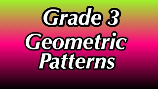 Grade 3 Geometric Patterns  Miss Mzizi  South African FP Teacher [upl. by Revert332]